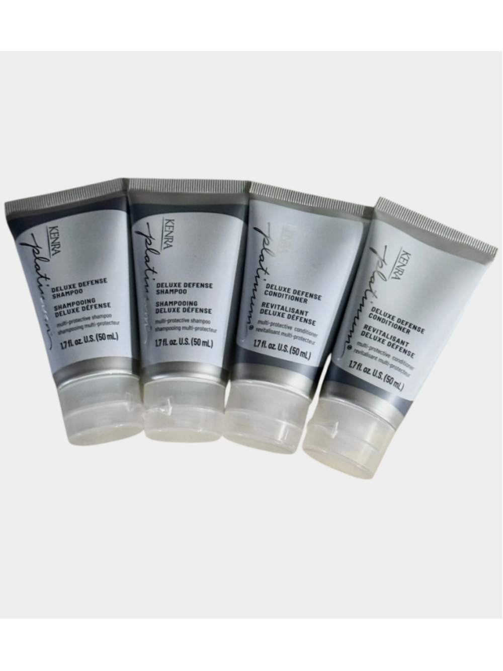 Kenra Shampoo Conditioner Platinum Deluxe Defense Travel Set, 4